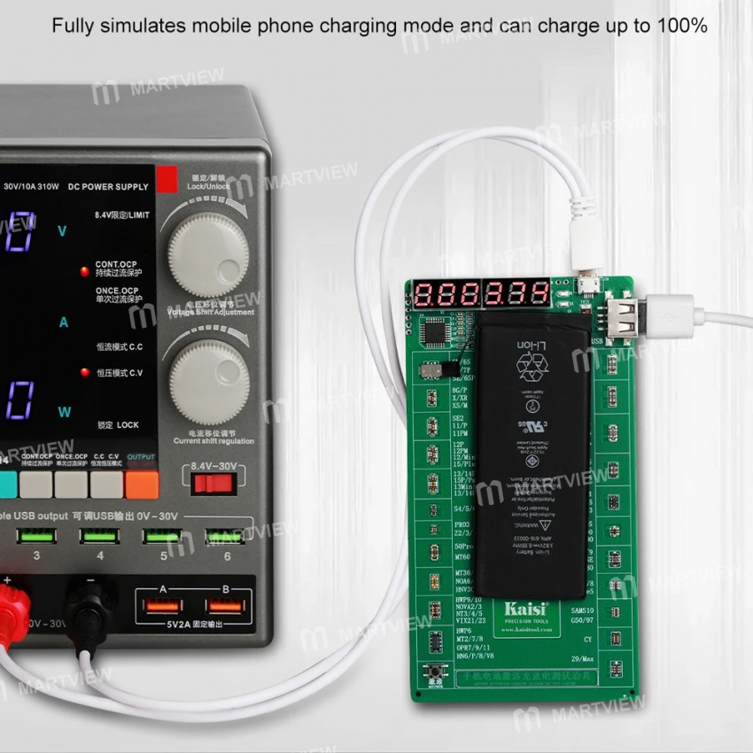 kaisi k-9208-v24-battery-charge-activation-board-for-iphone-6s-to-15pro-max-and-android-phones-7