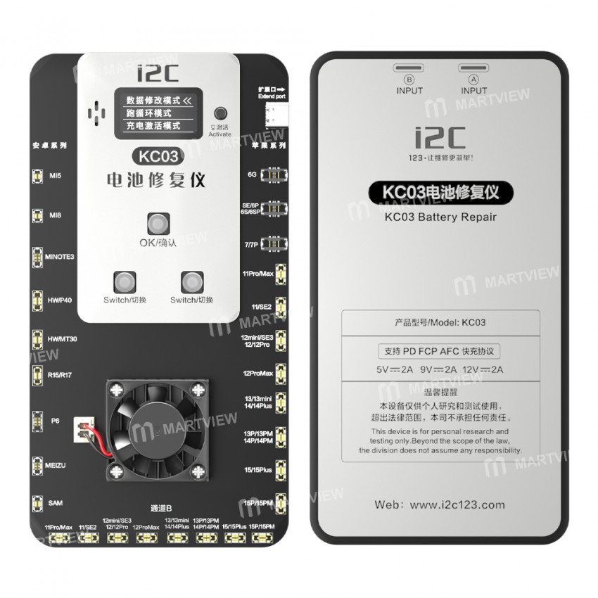 i2c kc03-multi-function-battery-activation-detection-repair-device-2