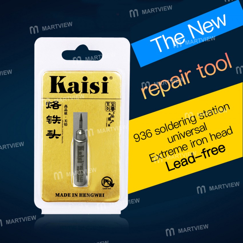 Kaisi T-LSB / T-LSK / T-LIS Lead-Free Solder Iron Tips for 936 Soldering Station