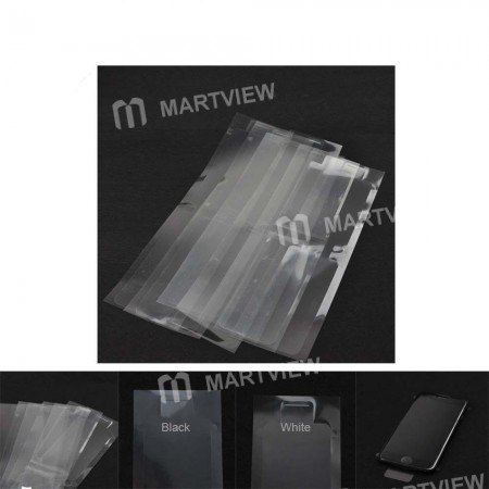 High-Quality Plastic Seal Factory Screen Protector Film for iPhone 7 7 Plus - White