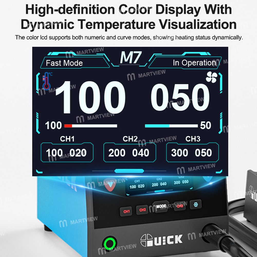 quick m7-1000w-9-channel-hd-digital-display-intelligent-hot-air-gun-desoldering-station-15