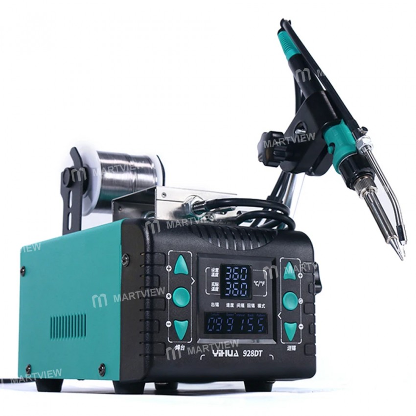 yihua 928dt-110w-electronic-constant-temperature-automatic-tin-out-digital-display-soldering-station