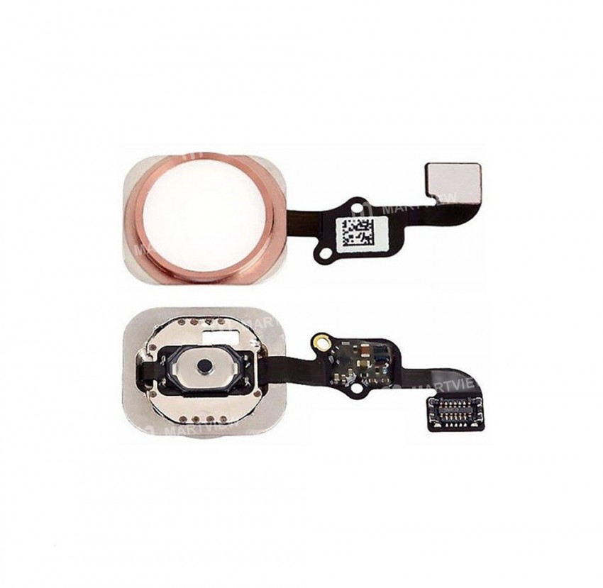 Replacement Home Button With Flex Cable For iPhone 6s - Rose Gold