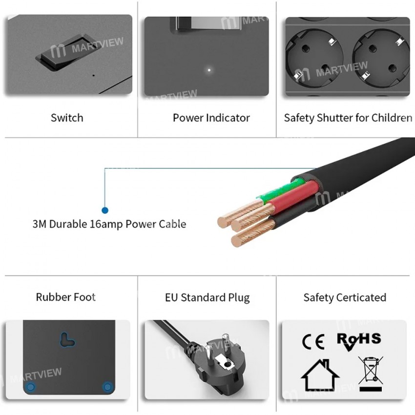 ntonpower hpc-8a5u-8-ac-outlets-surge-protector-power-strip-with-5-usb-ports-for-home-office-2