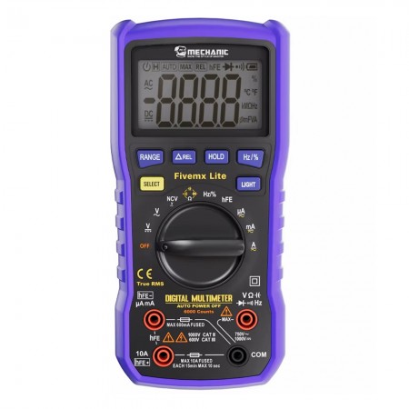 Mechanic Fivemx Lite Intelligent Anti-burning Auto Range Multimeter for AC / DC Measurement