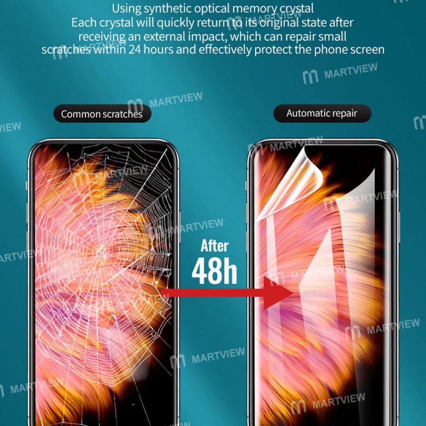 TuoLi 18*12cm HD / Matte Hydrogel Mobile Phone Protector Film for SS-890C Cutting Machine - 50Pcs