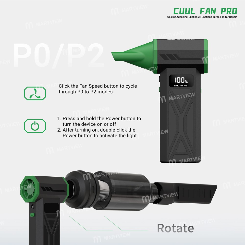 2uul da97-da970-cuul-fan-pro-cooling-cleaning--suction-3-in-1-turbo-fan-for-mobile-phone-repair-8