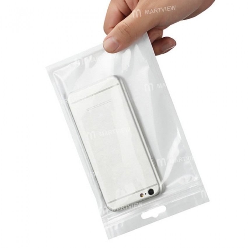 High Quality Clear White Zip Lock Retail Plastic Packaging Bags Pouches Mylar Foil Reclosable - 100p