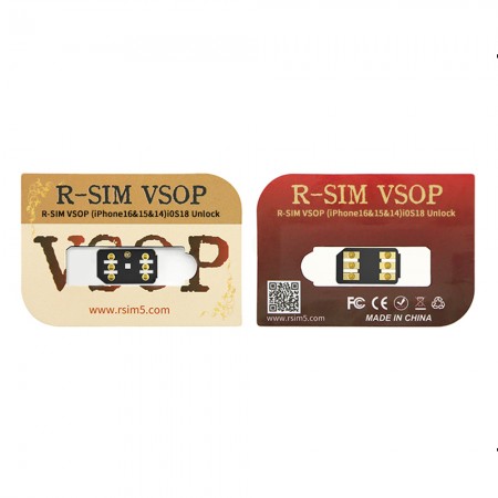 R-SIM VSOP Unlocking SIM Card for iOS18 Compatibility with iPhone 8 to 16Pro Max
