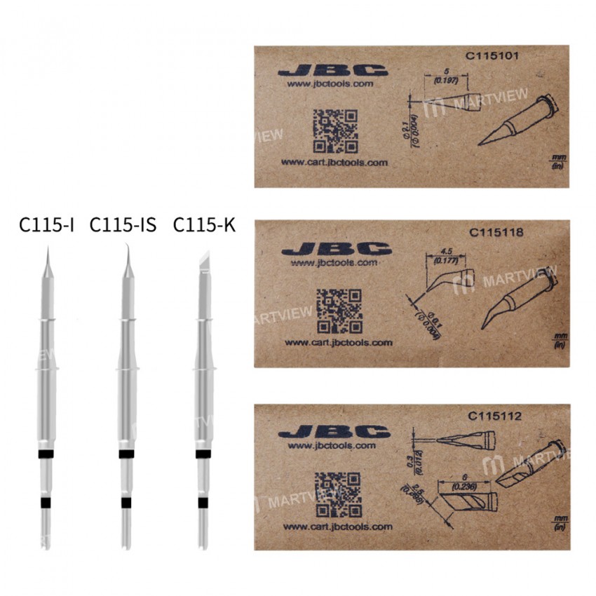 JBC Original C115 C115-101 / C115-112 / C115-118 Welding Soldering Iron Tip