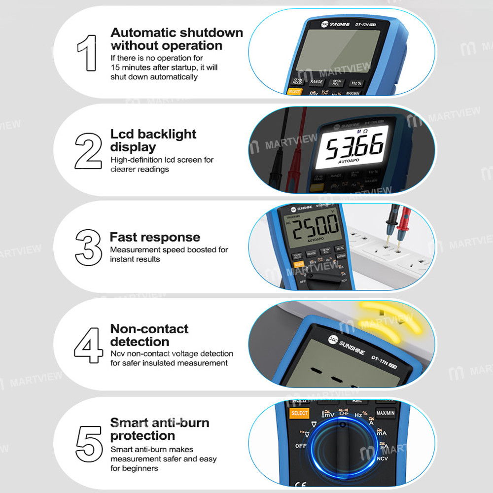 sunshine dt-17n-handheld-digital-multimeter-with-lcd-backlight-7