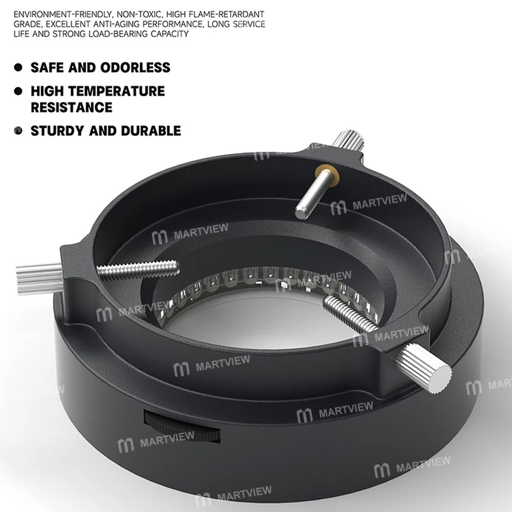 luowei ls03-high-lumen-72led-microscope-ring-light-source-8