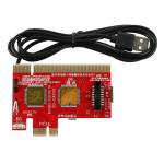 KQCPET6 V8 Laptop Desktop PC Universal Diagnostic Test Card Support for PCI/PCI-E/Mini PCI-E/LPC/DDR