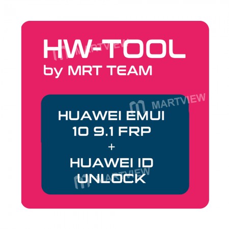 HW-Tool for Huawei EMUI 10 9.1 FRP & Huawei ID Unlock - Processing Time: 1 to 12 Hours - India
