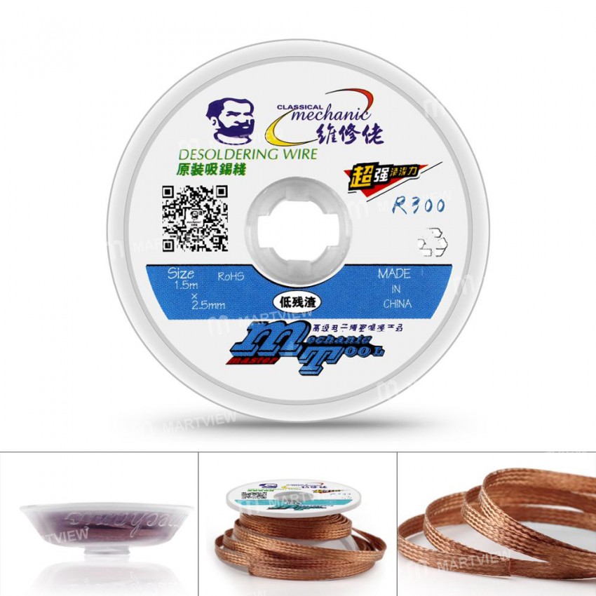 Mechanic R300 High Quality Sucking Line BGA Desoldering Solder Wire BGA Tin Absorbtion Line