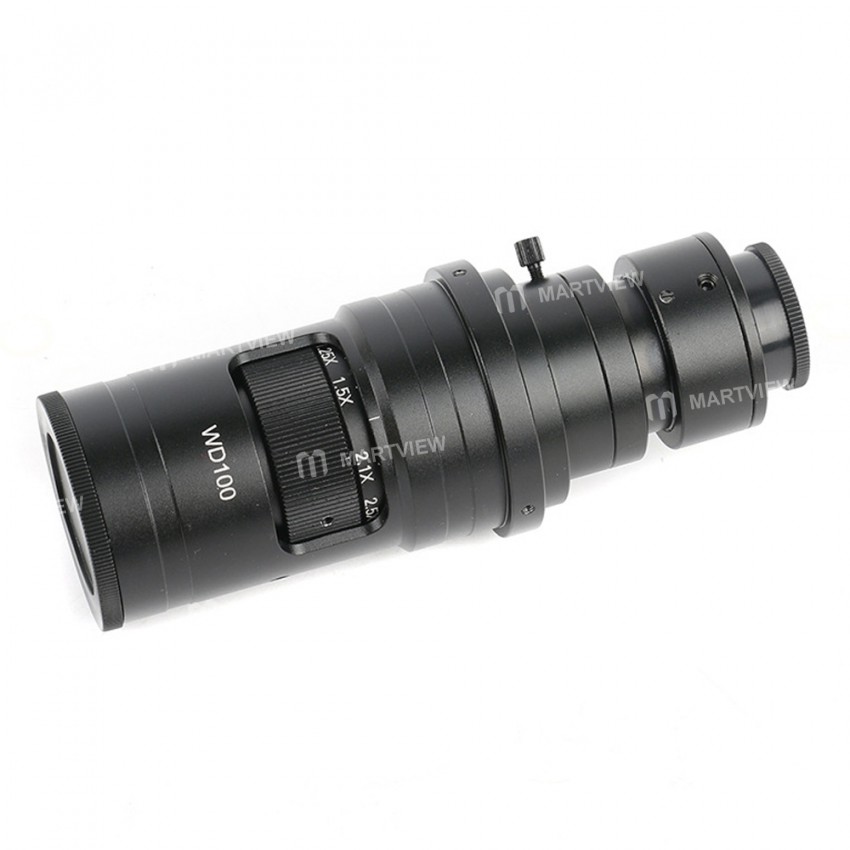 Ultra-clear 0.7-5.0X Continuous Zoom 200 Times Single-tube Optical Lens for Electron Microscope