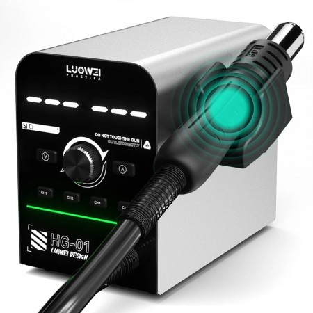Luowei HG-01 800W Intelligent Digital Hot Air Gun BGA Desoldering Rework Station