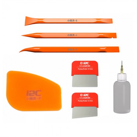 i2C Professional 7-in-1 Electronic Anti Static Pry Bar Spudger Disassembly Set