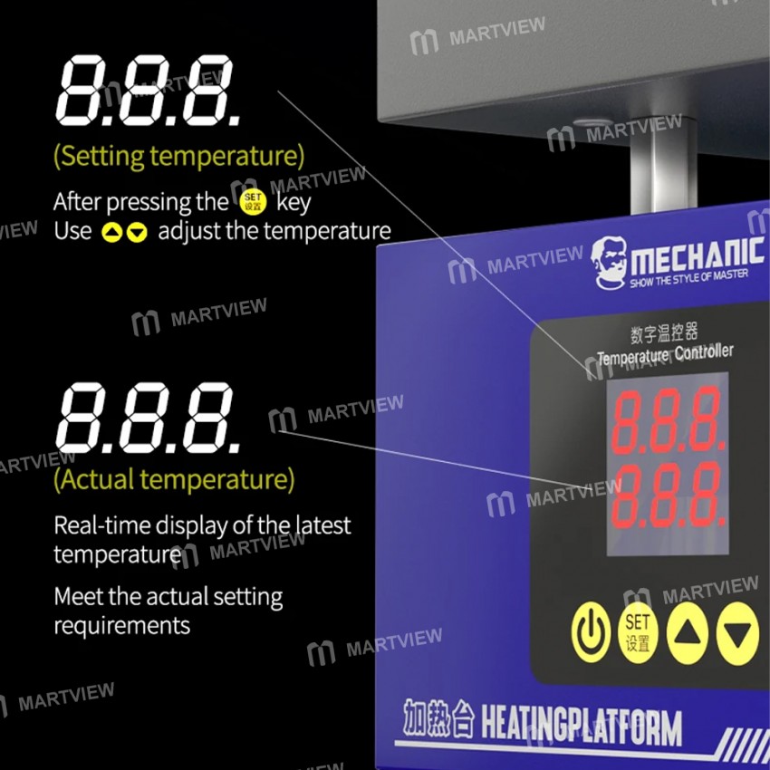 mechanic ht-10-intelligent-double-digital-constant-temperature-heating-table-4