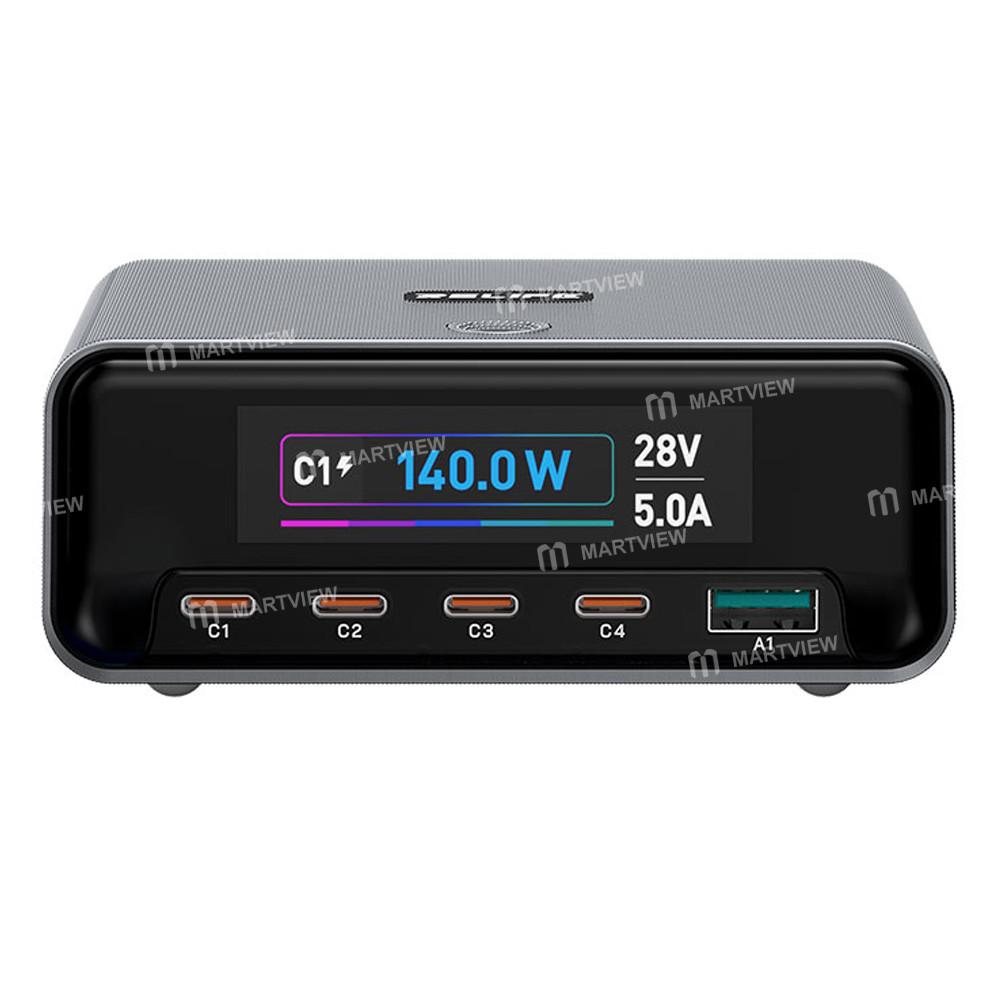relife q8-165w-gan-intelligent-multi-port-digital-display-charger-up-to-140w-single-port-output-3