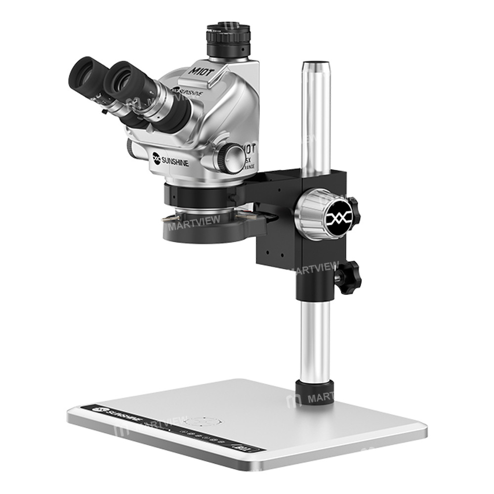 sunshine m10t-b11-65x-55x-trinocular-zoom-stereo-microscope-with-b11-aluminum-alloy-base-7