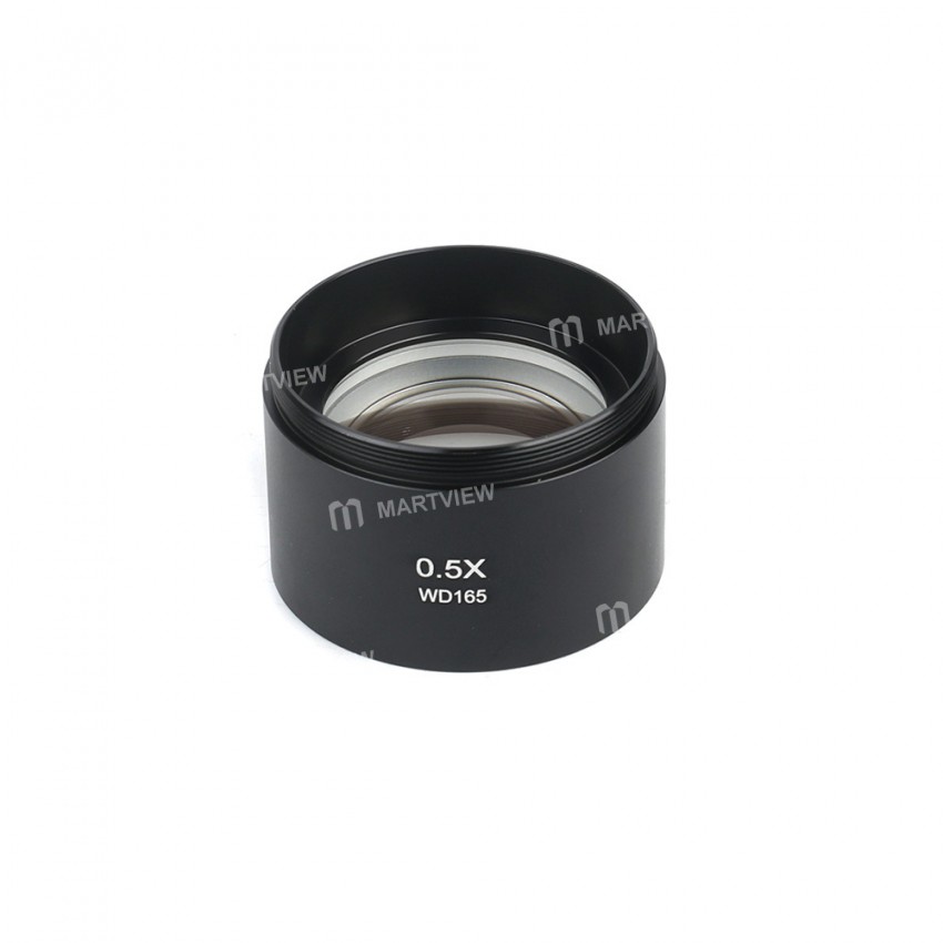 0.5X 48mm Stereo Microscope Barlow Adapter Lens