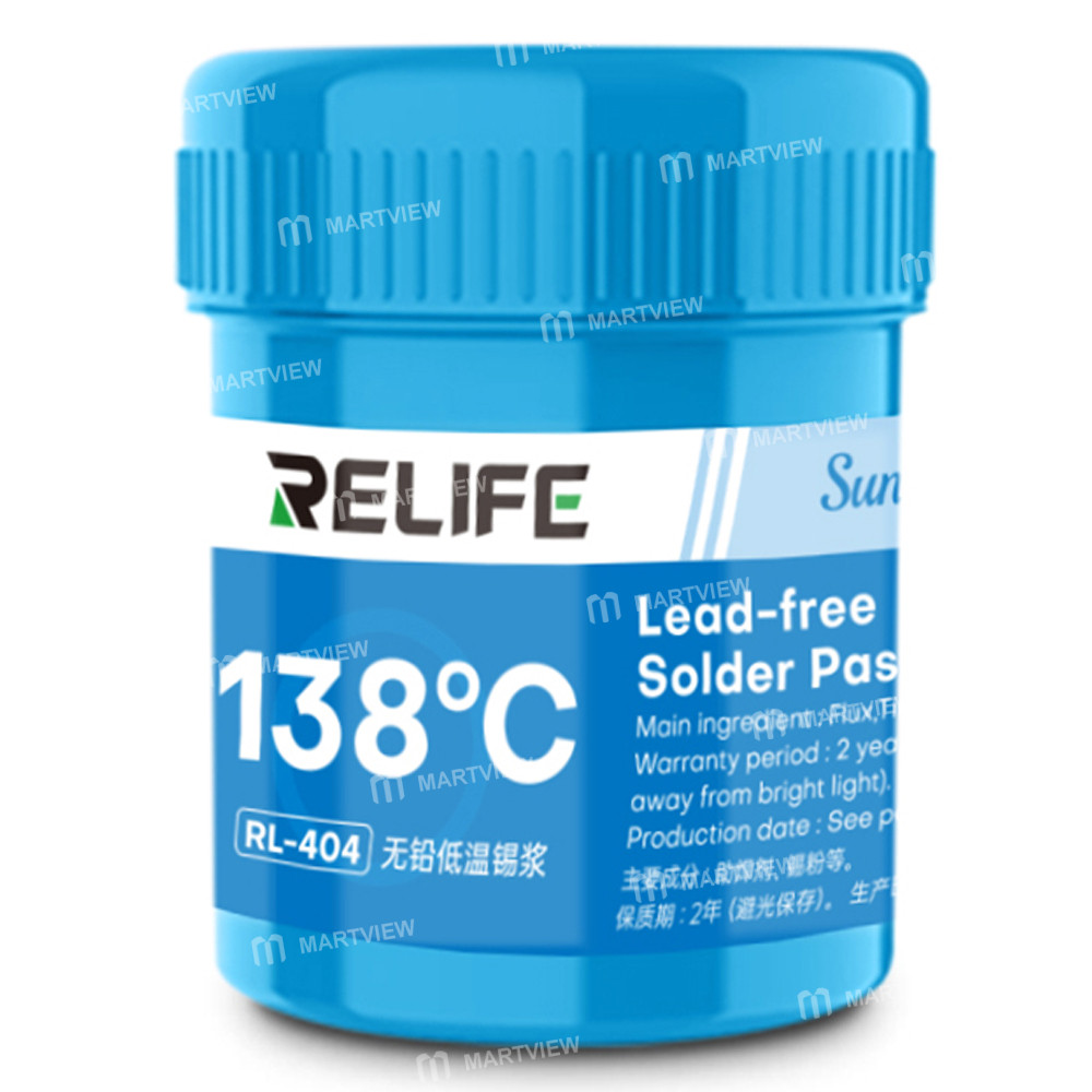 relife rl-404-40g-138c-low-temperature-melting-point-lead-free-tin-paste-for-mobile-phone-bga-repair