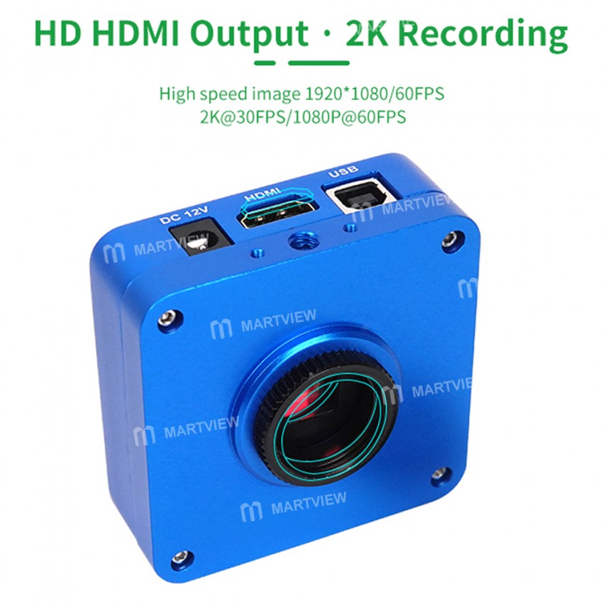 Relife M-14 Aluminum Alloy 38Million Pixels HDMI Trinocular Microscope Camera for PCB CPU Repair