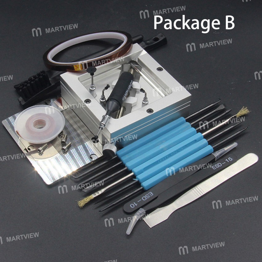 90*90mm Diagonal BGA Ball Mounting Table for Chip Rework Repair