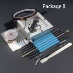 90*90mm Diagonal BGA Ball Mounting Table for Chip Rework Repair