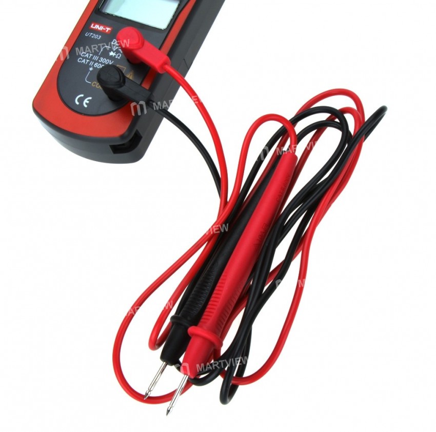 UNI-T UT203 Digital Handheld Clamp Multimeter Tester Meter DMM CE AC DC Volt Amp