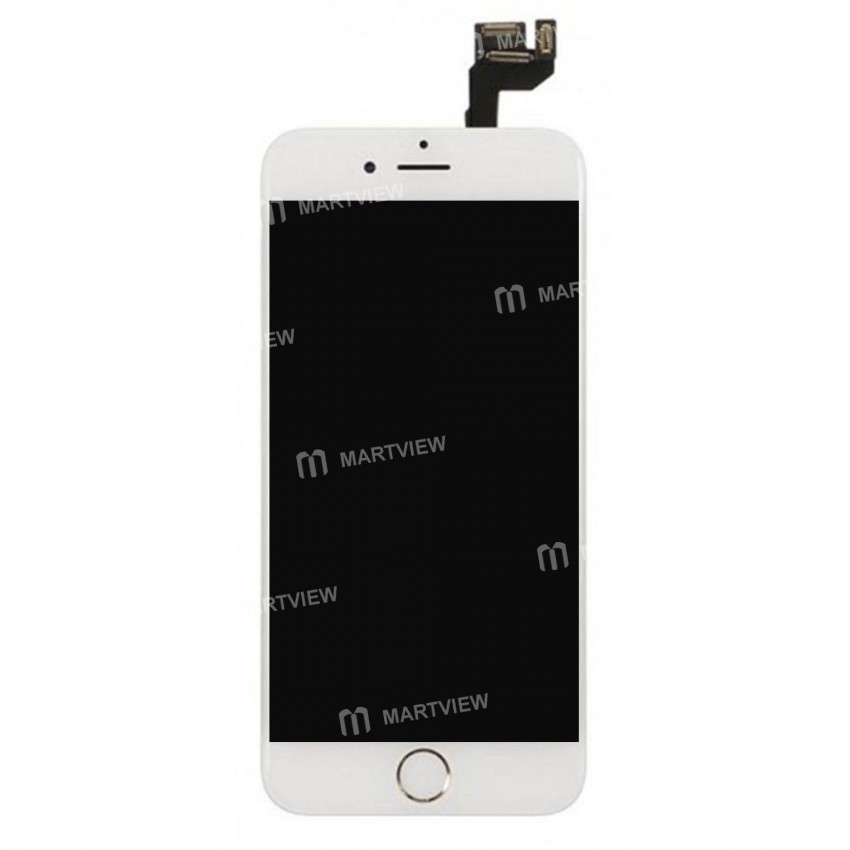 Replacement original LCD display touch screen for iPhone 6 with spareparts home button earphone came