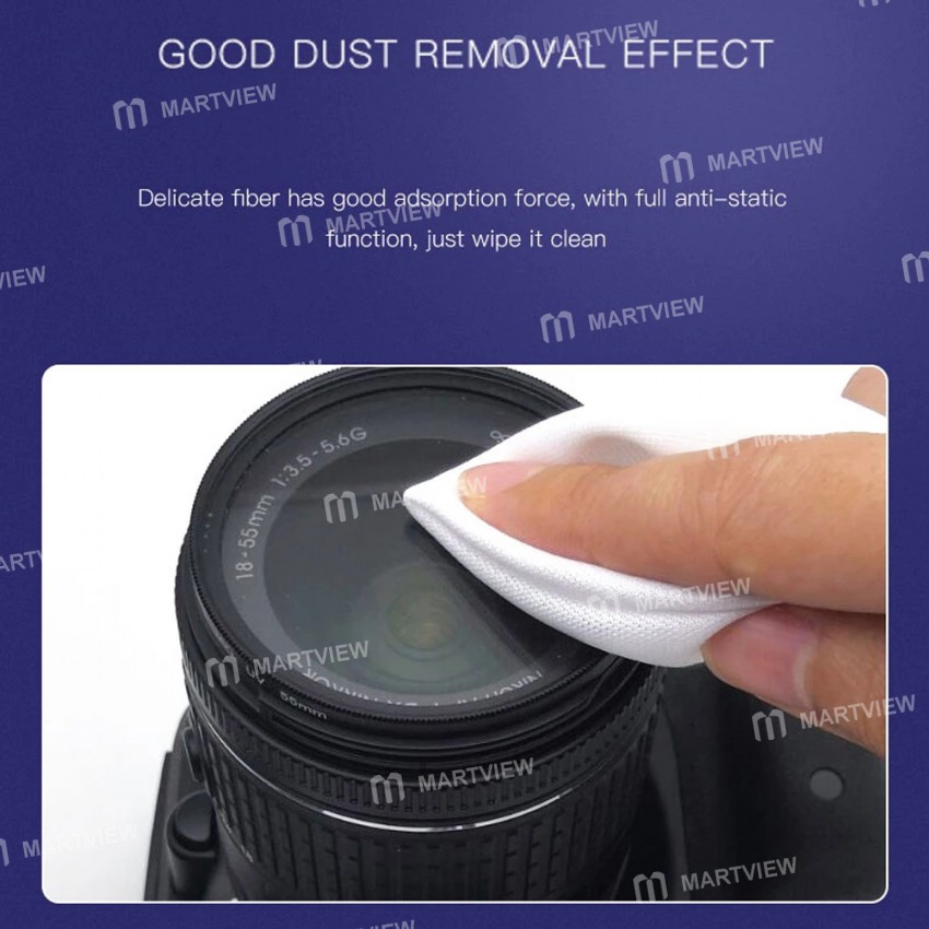 PPD 4-inch 10x10cm Anti-static Dust-free Cleaning Cloth for UV Printer Phone Camera PC Screen