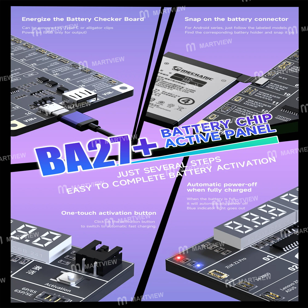 mechanic ba27-42v-low-voltage-output-battery-chip-activation-board-for-iphone-8-17pm-most-android-3