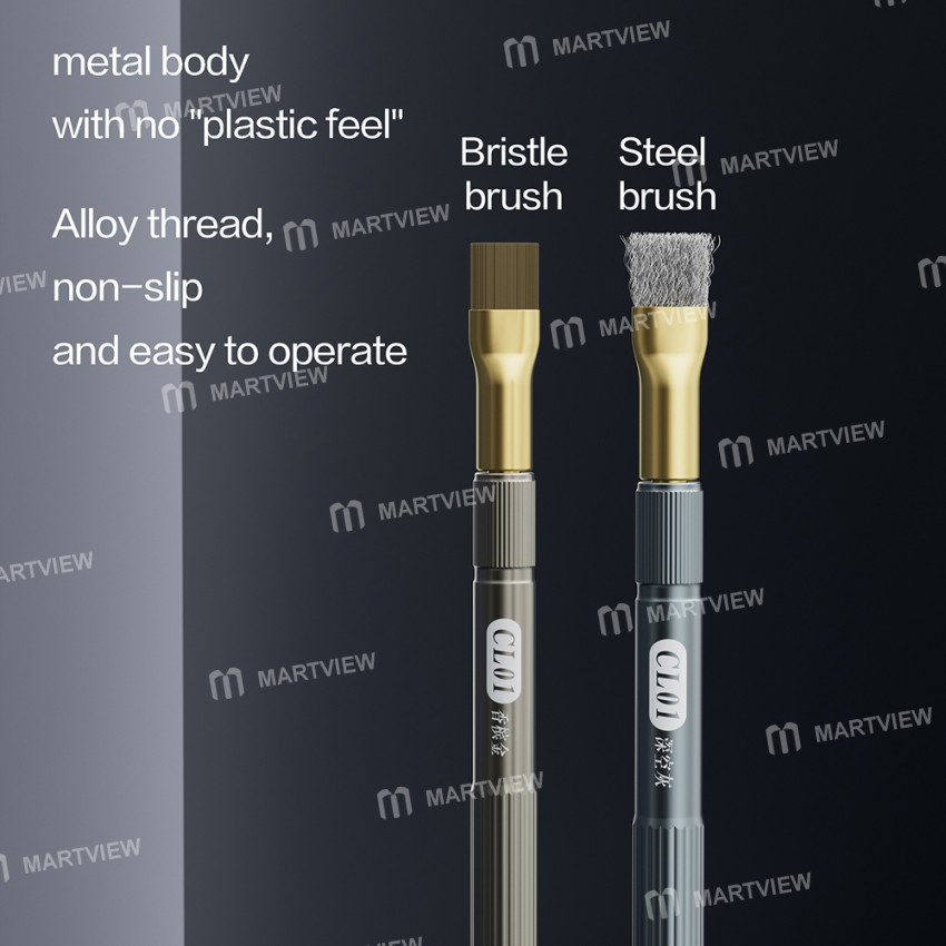 i2c cl01-pig-hair-brush-steel-brush-for-motherboard-ic-debonding-glue-cleaning-11