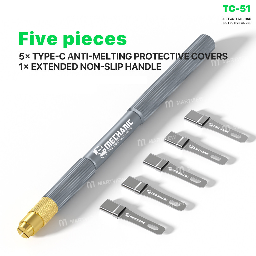 mechanic tc-51-5-in-1-type-c-connector-overheat-protection-cover-with-extended-handle-2