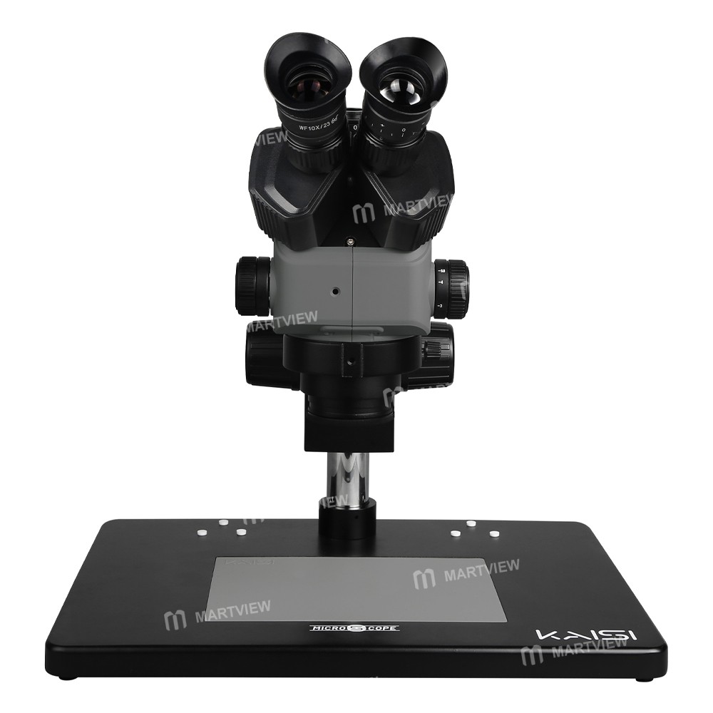 Kaisi 6558 6.5-58X Synchronous Zoom Trinocular Stereo