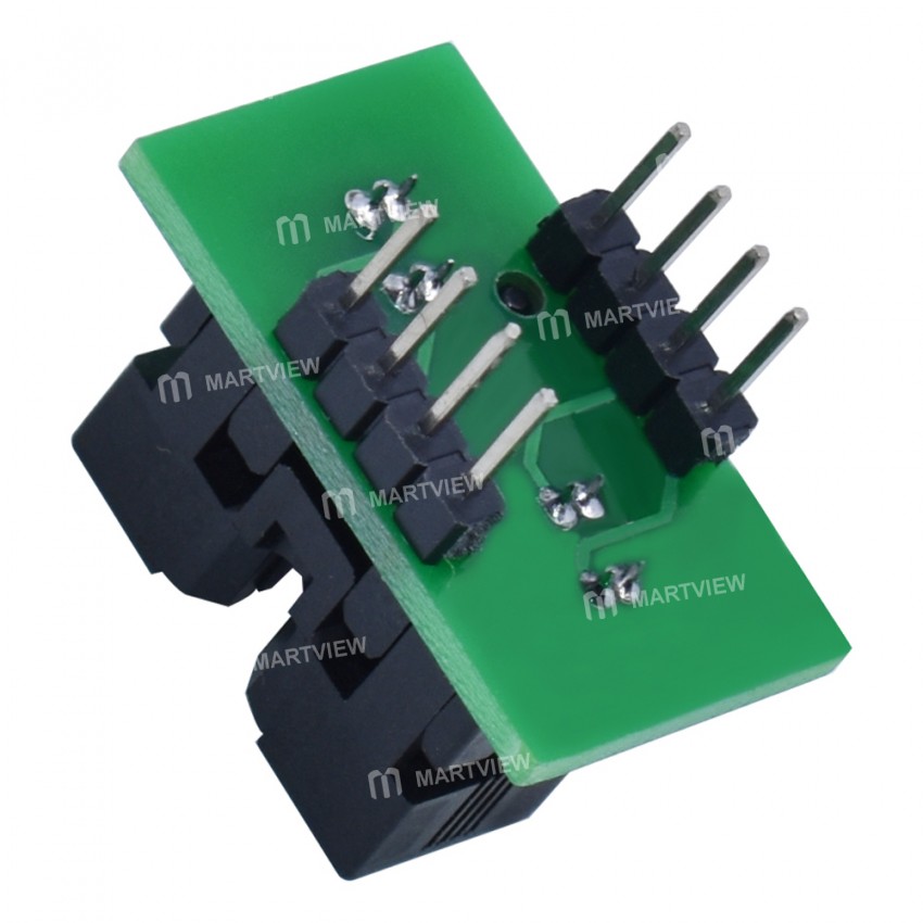 MSOP8 to DIP8 Programming Socket for 0.65mm Lithium Battery Protection IC