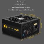 Great Wall G6 80 Plus Gold Medal Full Module Desktop Compute 650W 12V 24-Pin ATX Power Supply