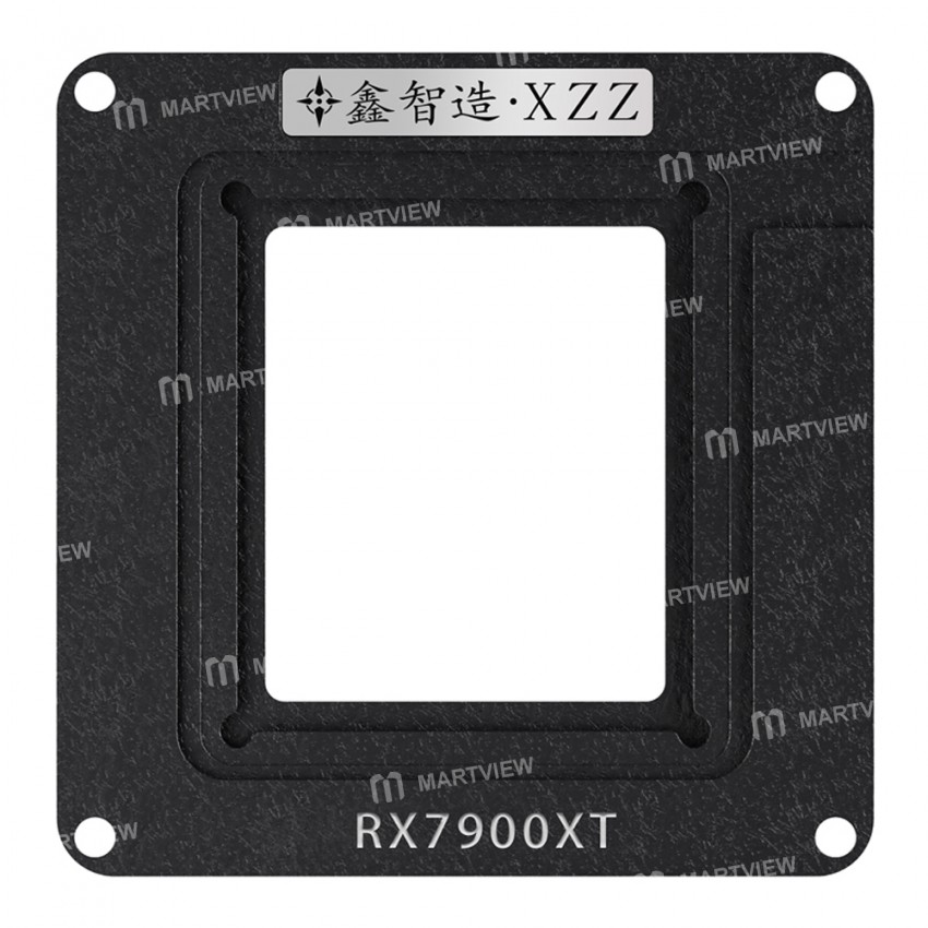 xinzhizao 050mm-magnetic-bga-reballing-tin-planting-platform-for-amd-radeon-rx7900xt-graphics-card-3