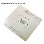 Amaoe 0.15MM Full Set EMMC EMCP UFS BGA153 BGA162 BGA169 BGA186 BGA221 BGA254 Reballing Stencil Plan
