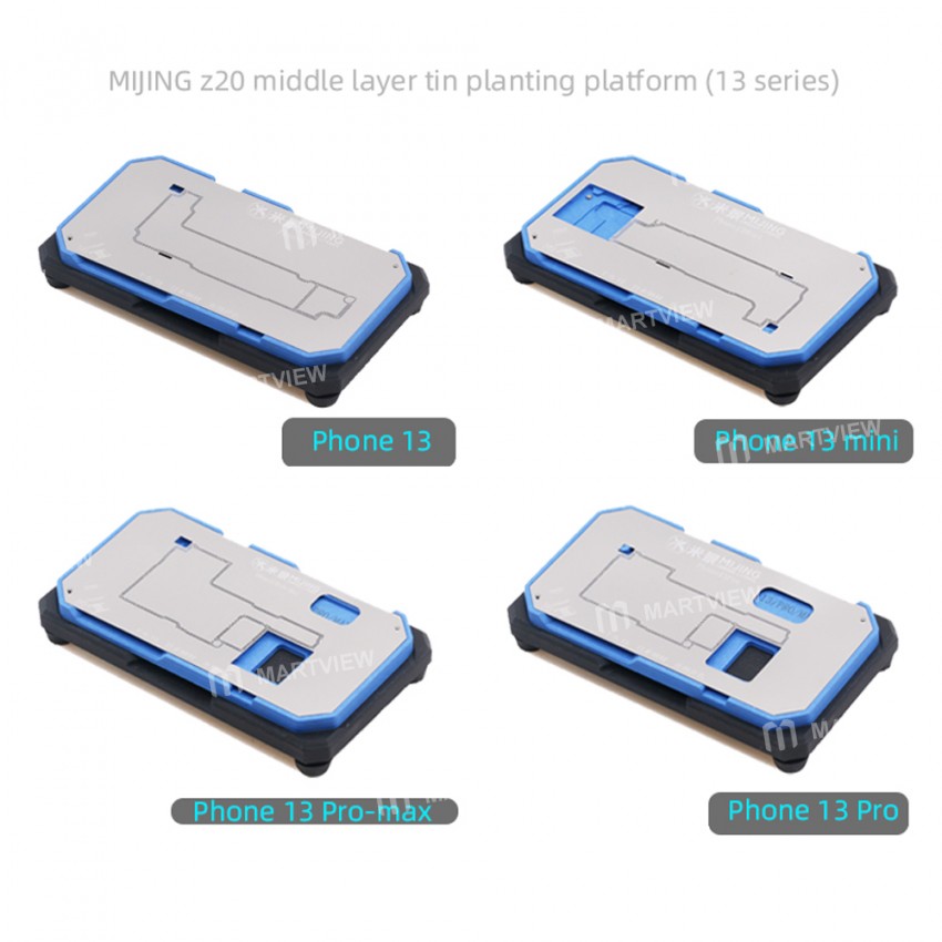 Mijing Z20 4-in-1 BGA Reballing Platform for iPhone 13 / 13 Mini / 13 Pro / 13 Pro Max Middle Layer