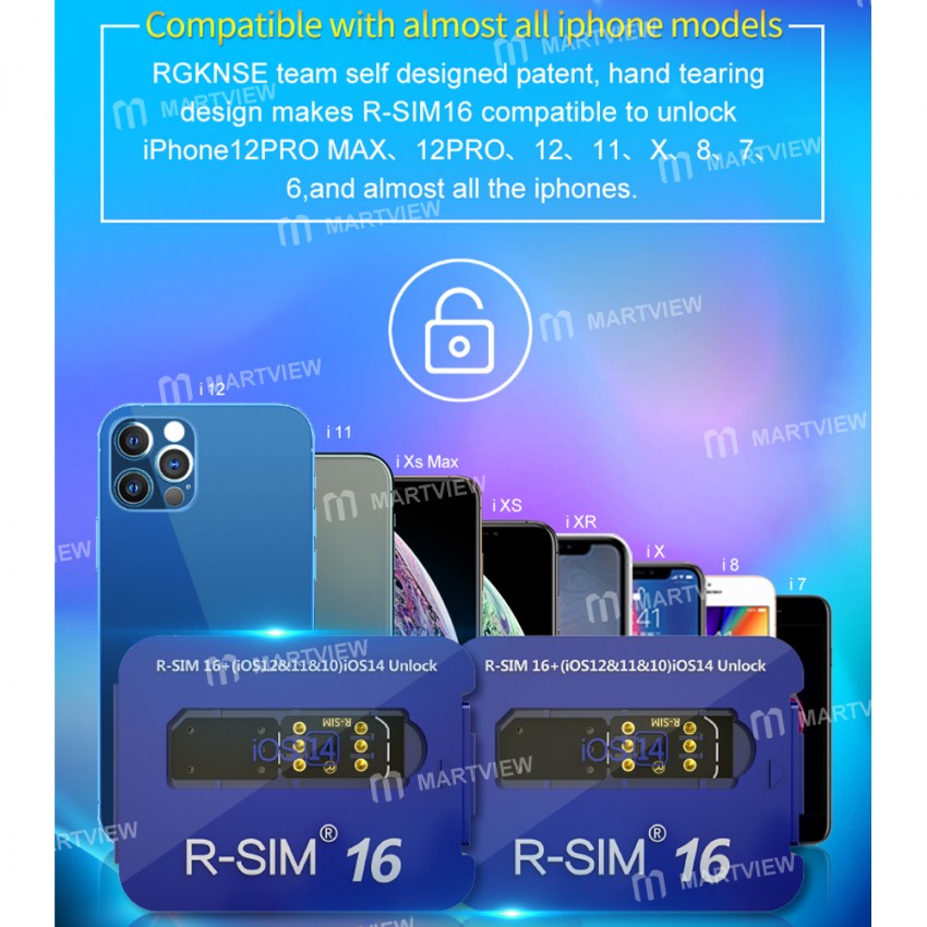 Replacement r sim 16 turns locked into unlocked 5g unlock card for ios 14