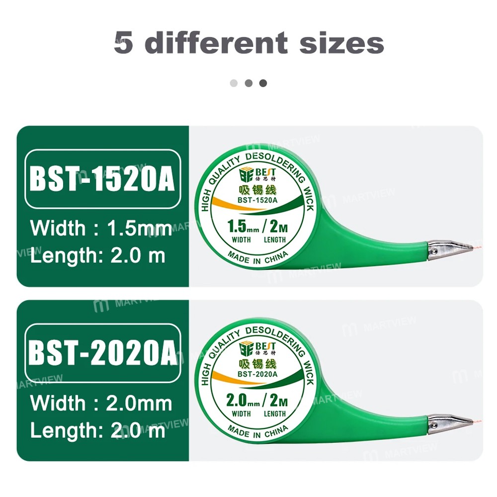 bst 2-meter-15-20-25-30-35mm-anti-hot-desoldering-wick-with-thumb-wheel-dispenser-8