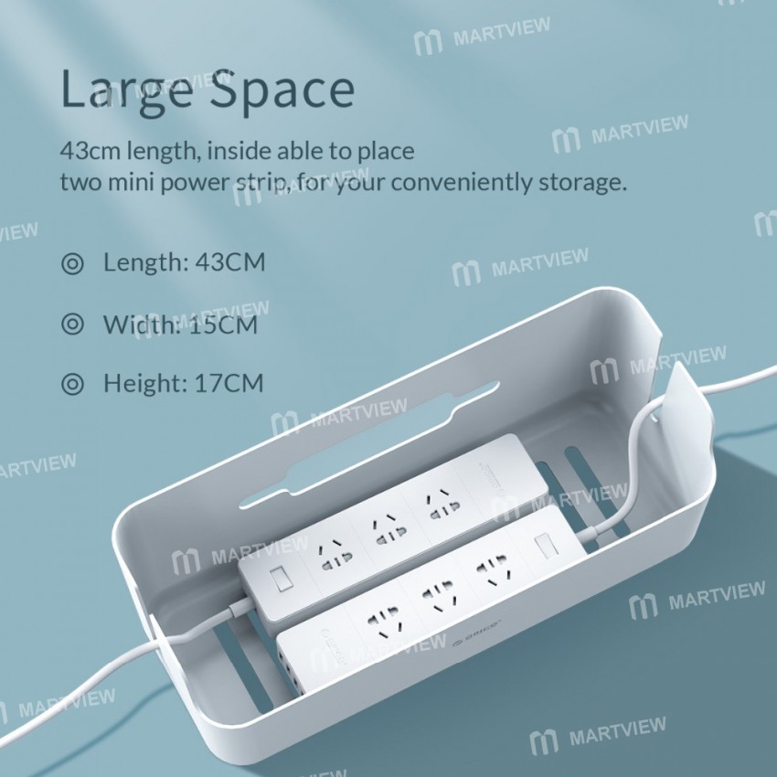ORICO CMG-16 Multifunction Power Strip Power Cord Desktop Storage Box