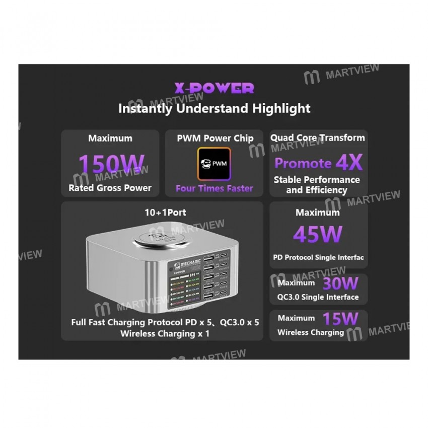 mechanic x-power-series-multiport-digital-display-usb-charger-station-with-wireless-charging-10