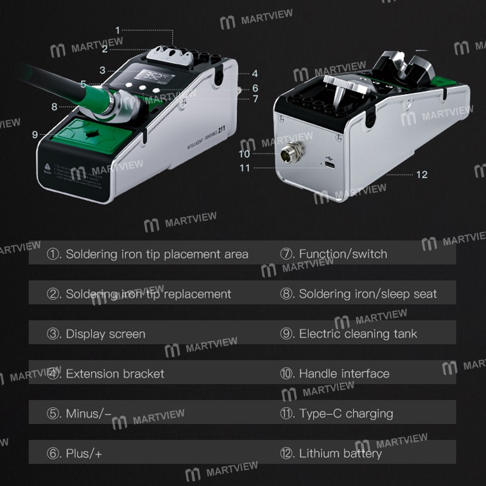 tbk 211-portable-rechargeable-c210-constant-temperature-all-purpose-soldering-station-12