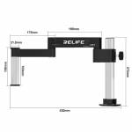 relife ms1-wallcolumn-mounted-360-rotating-universal-microscope-telescopic-folding-arm-stand-10