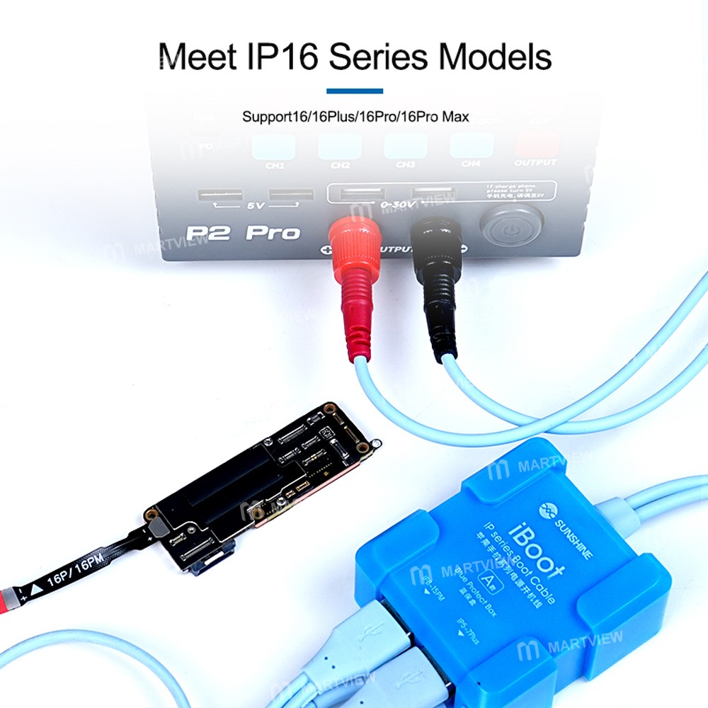 sunshine iboot-a-v100-ip-series-boot-power-cable-for-iphone-6g-to-16pro-max-4