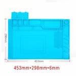 Soldering Station Mat Magnetic Heat Insulation Silicone Pad